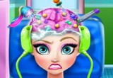 لعبة الدكتورة إلسا اجراء عملية جراحية بالمخ والدماغ